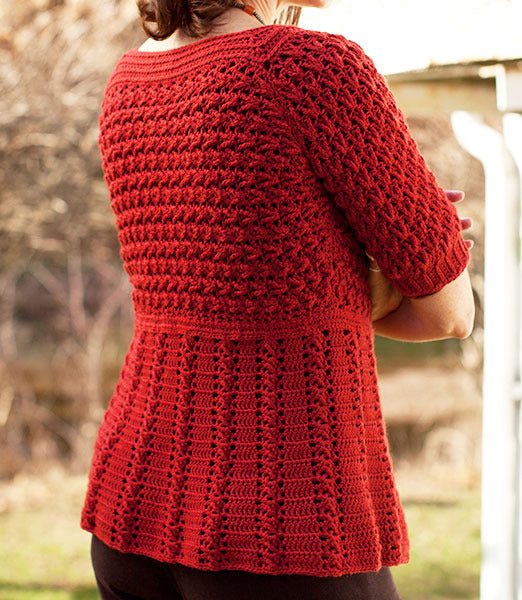 Berroco Azilal Cardigan Crochet Pattern