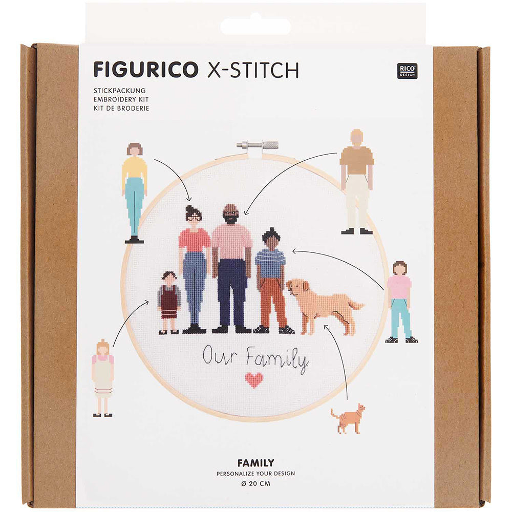 Rico Figurico Family Cross Stitch Kit