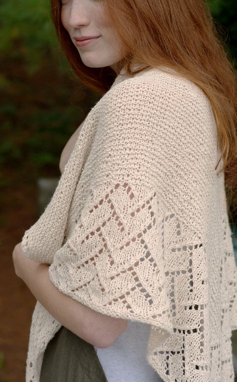 Berroco Rockport Shawl Wrap Knitting Pattern