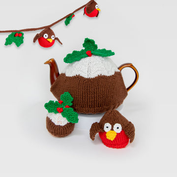 Paintbox Yarns Holly, Christmas Pudding & Robin Set PDF (Free)