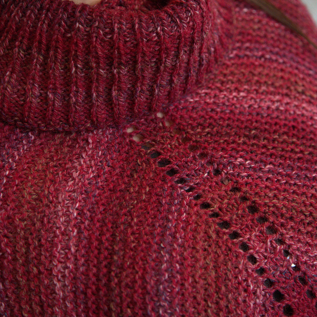 Plymouth Yarn Women's PonchoPDF Cape Knitting Pattern