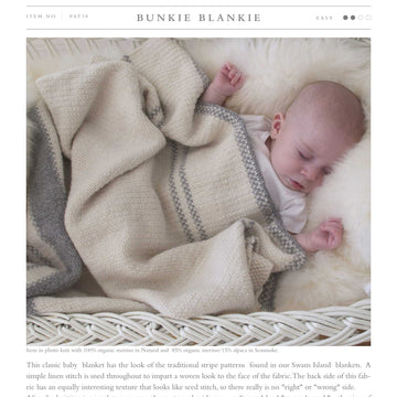 Swans Island Bunkie Blankie PDF