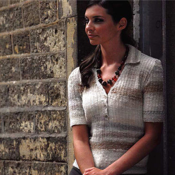 Noro Polo Shirt Top Knitting Pattern