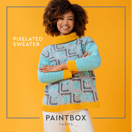 Paintbox Yarns Pixelated Sweater Crochet Pattern