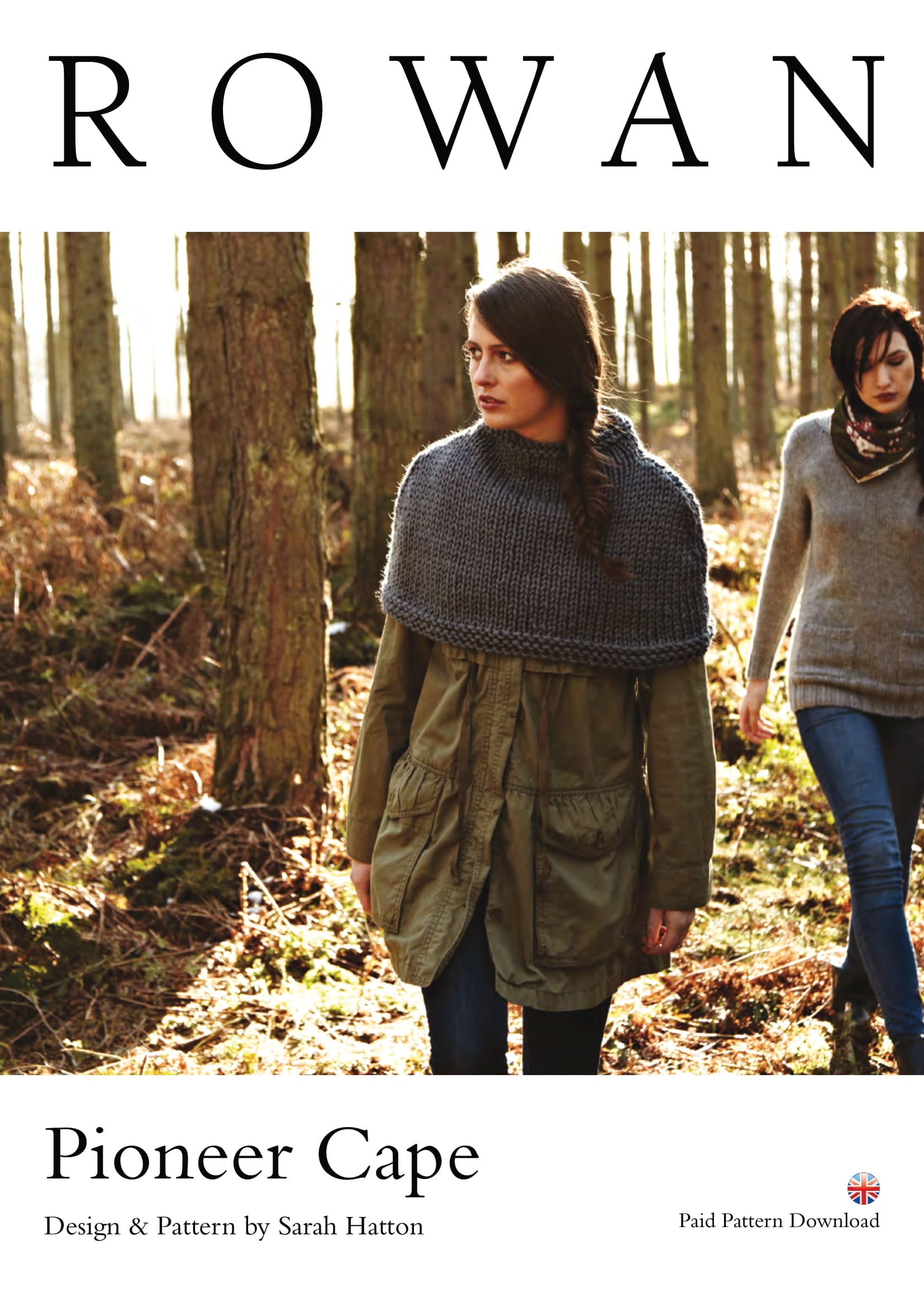 Rowan Pioneer Cape Knitting Pattern