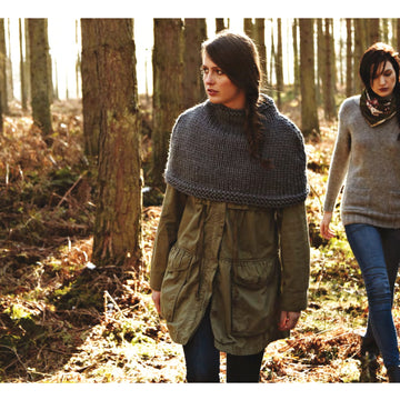 Rowan Pioneer Cape Knitting Pattern