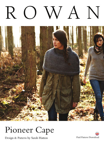 Rowan Pioneer Cape Knitting Pattern