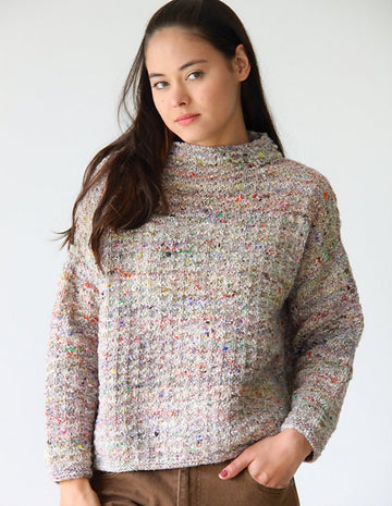 Sia Sweater in Noro Madara - 28 - PDF