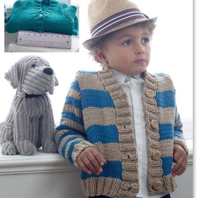 Euro Baby Laugh Cardigans Knitting Pattern