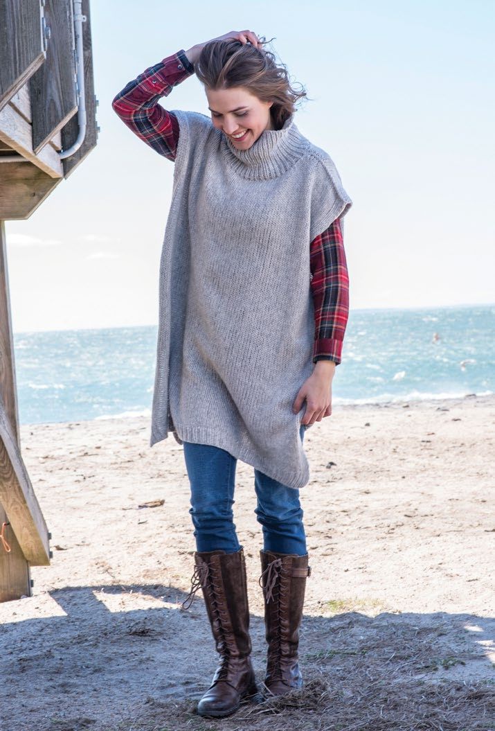Arisha Poncho Cape Knitting Pattern