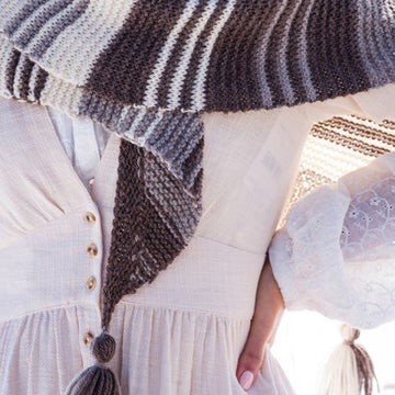 Lucienne Shawl in Berroco Ultra Alpaca Natural - Ultra Alpaca Eco-Lucienne