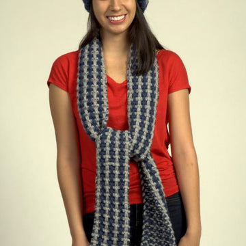 Beret and Scarf Hat Knitting Pattern