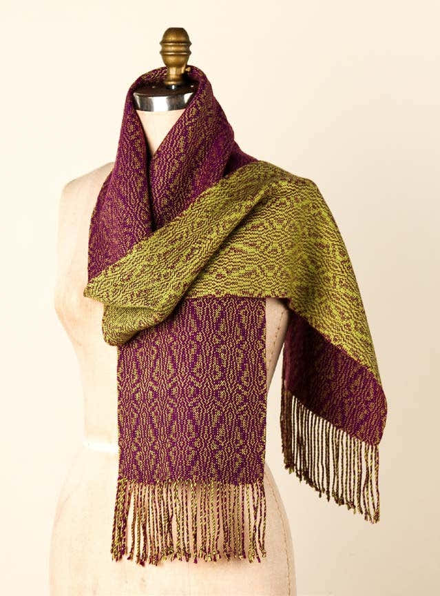 Valley Yarns #309 Midnight Garden Scarf