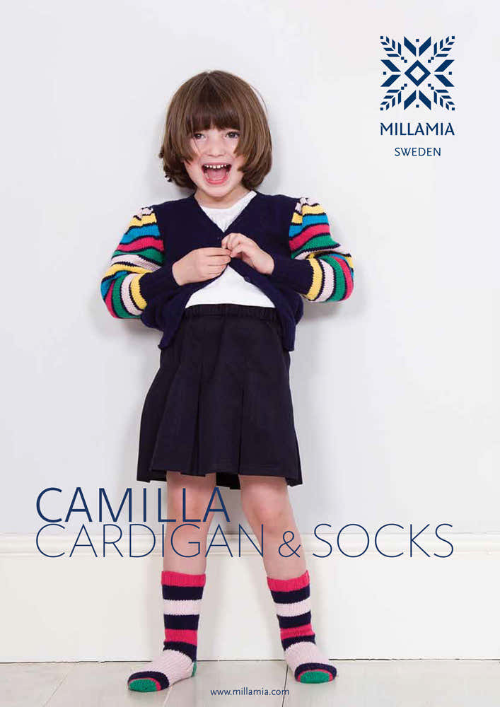MillaMia Camilla Cardigan and Socks Knitting Pattern