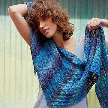 Lang PTO50-10 Shawl Wrap Knitting Pattern