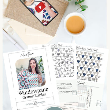 Windowpane Granny Stitch Blanket