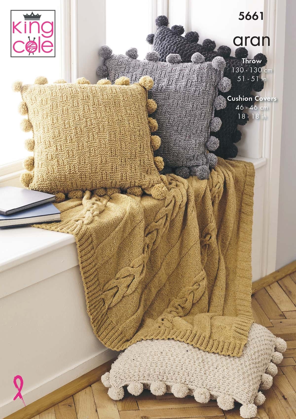 Throw & Cushion Covers Blanket Knitting Pattern