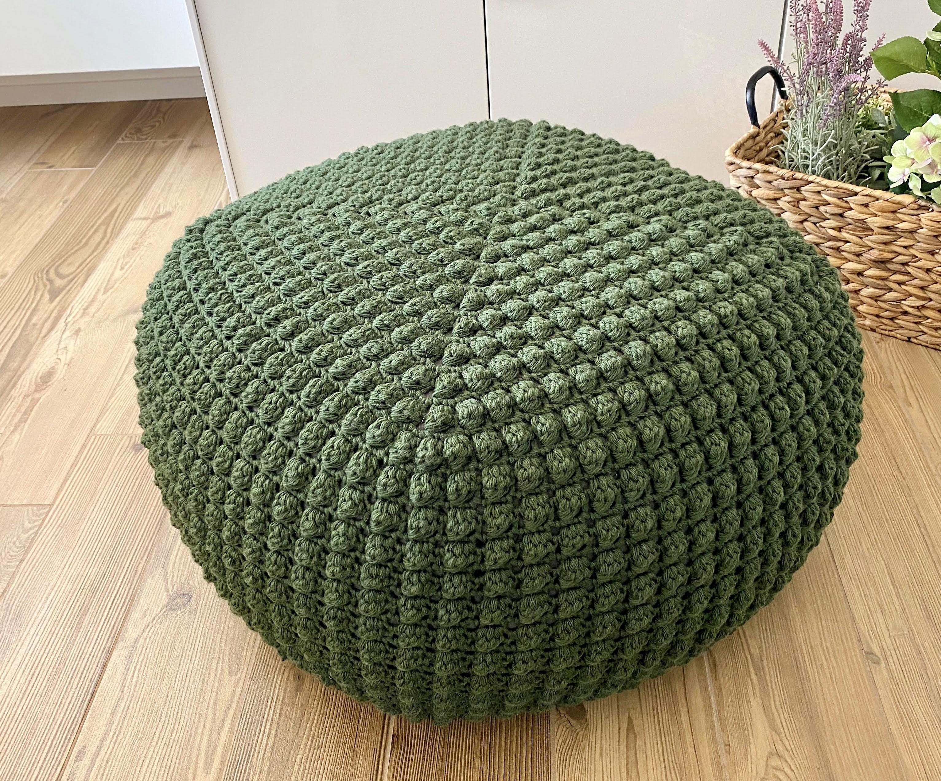 Square Bobbles Pouf