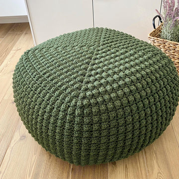 Square Bobbles Pouf