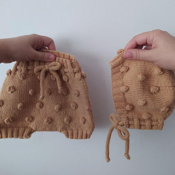 Bobble Baby Bloomers and Bonnet | 0-24 months