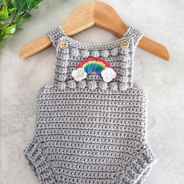 Rainbow Bobble Romper