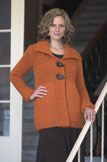 Woman’s Jacket in Plymouth Yarn De Aire - 2092 - PDF
