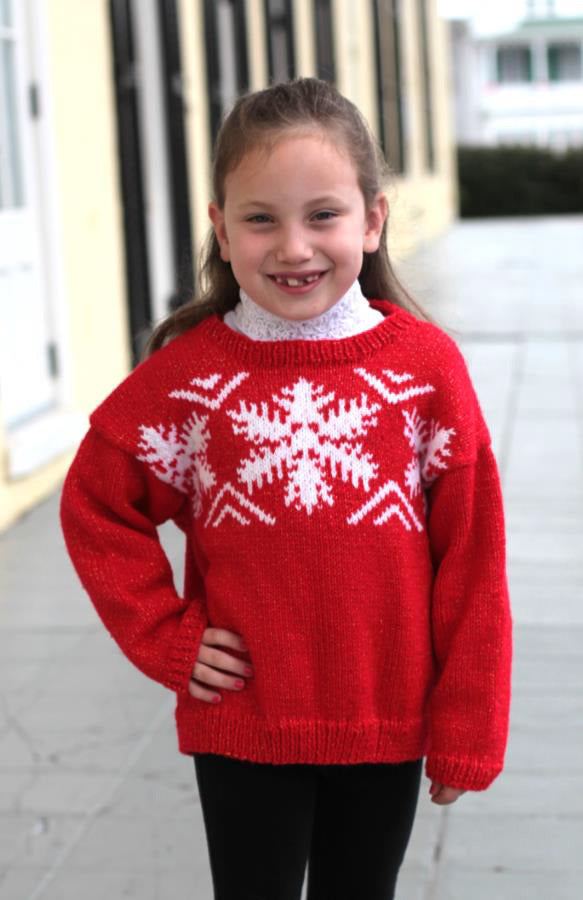 Child's Fairisle Pullover Jumper Knitting Pattern