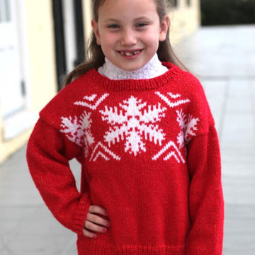 Child's Fairisle Pullover Jumper Knitting Pattern
