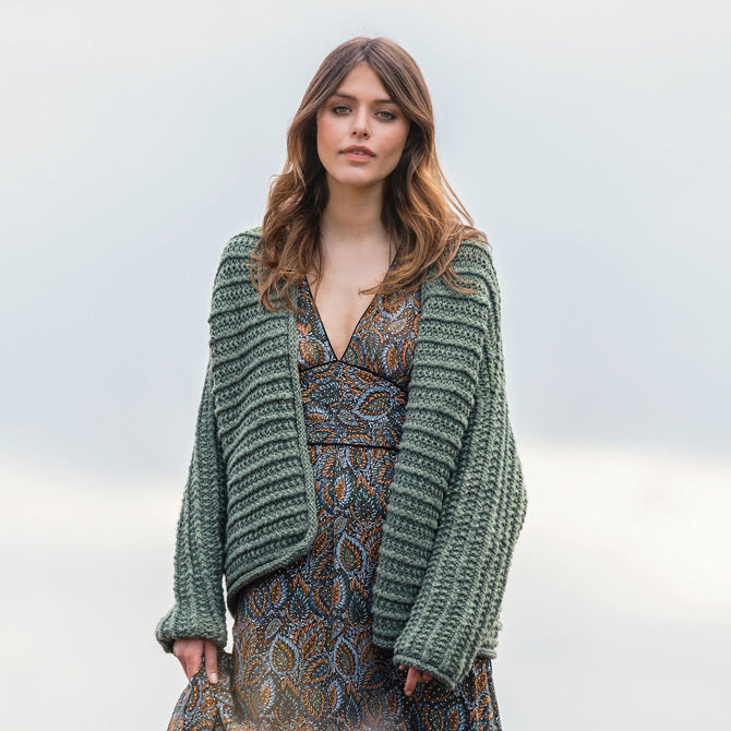 Lana Grossa 17 Jacket Cardigan Knitting Pattern