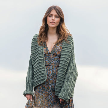 Lana Grossa 17 Jacket Cardigan Knitting Pattern