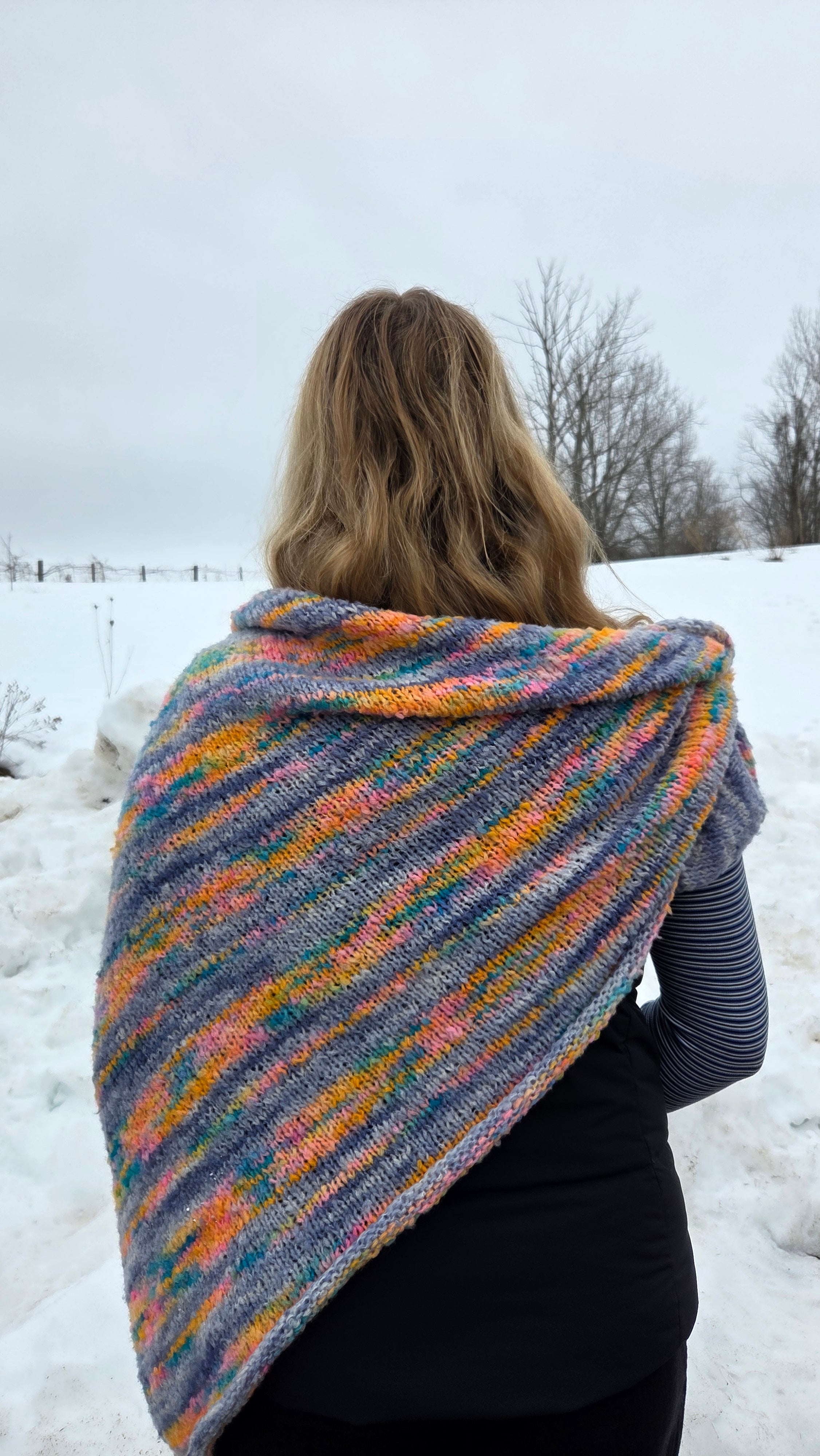 The Zsa Zsa Shawl Knitting Pattern