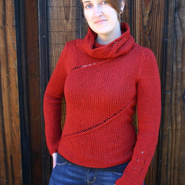 Traveling Eyelet Sweater