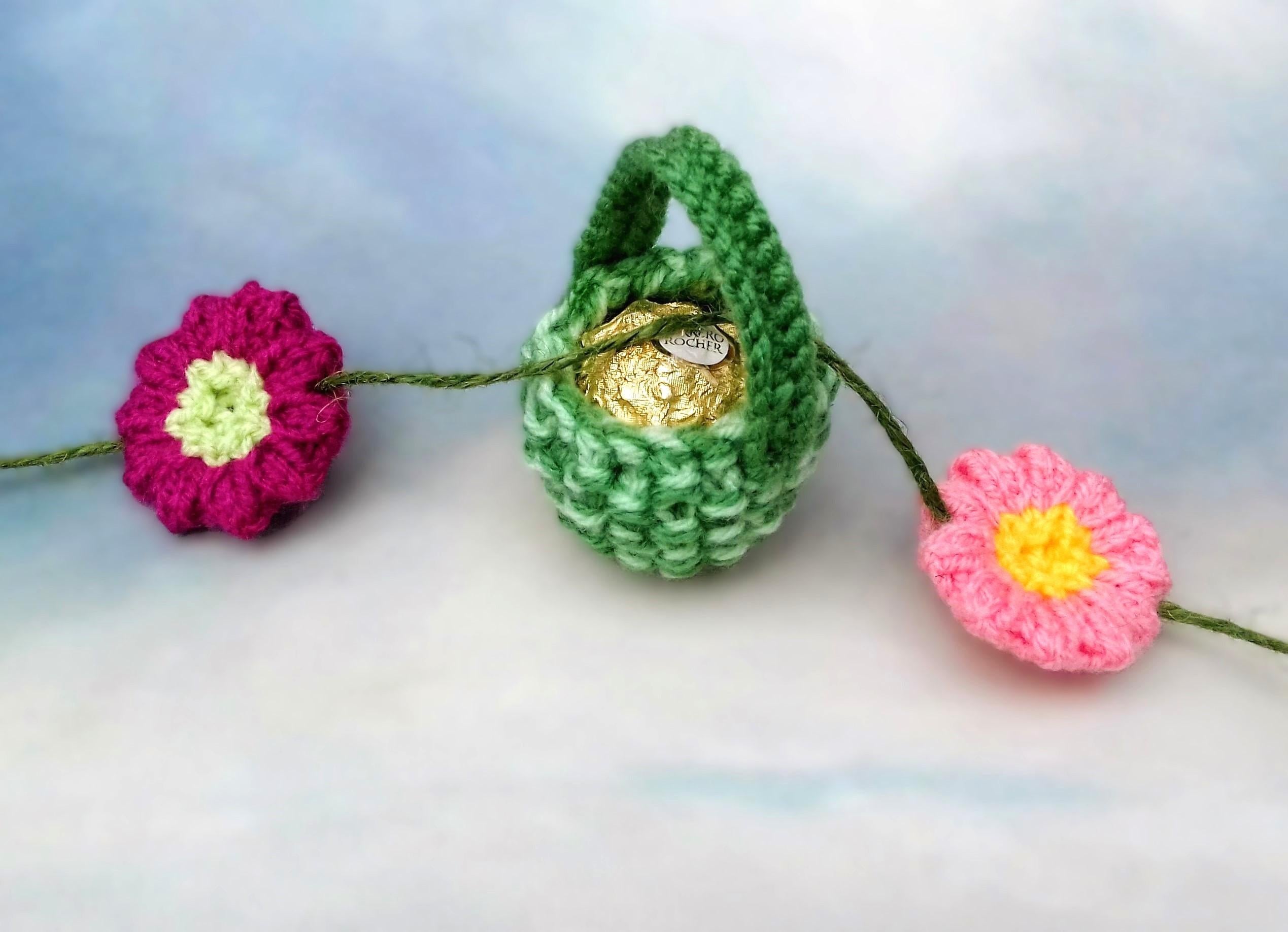 Flower Baskets - Ferrero Rocher Chocolate Covers