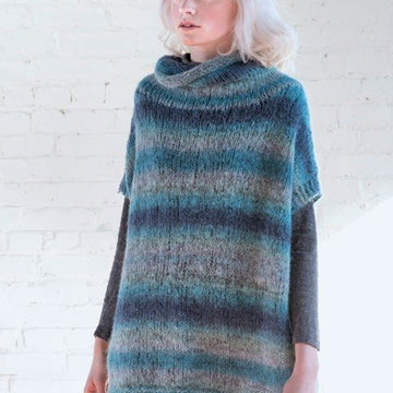 Mera Poncho Cape Knitting Pattern