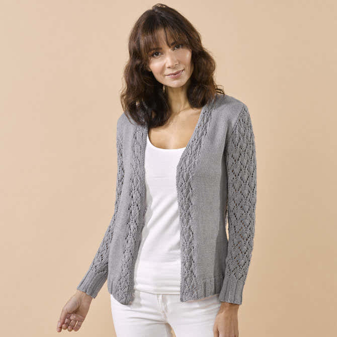 Tahki Yarns Creswell Cardigan Knitting Pattern