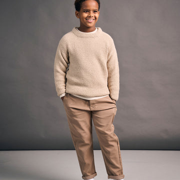 Leaf Jumper Knitting Pattern