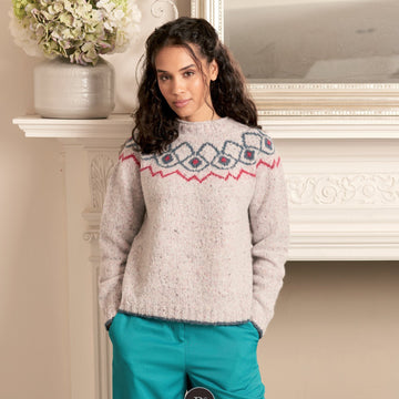 Dobby Jumper Knitting Pattern
