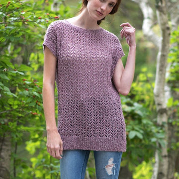 Berroco Lake Arrowhead Tee Jumper Knitting Pattern