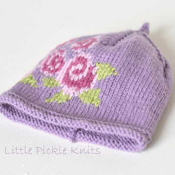 Baby Beanie 'Little Rose'