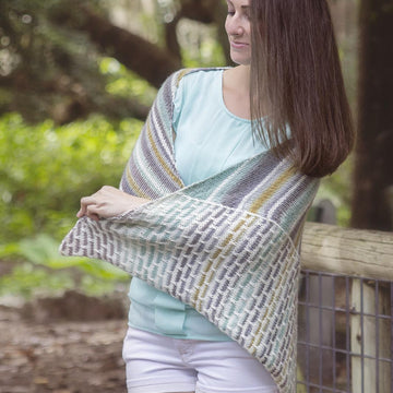 Brick and Mortar Shawl Crochet