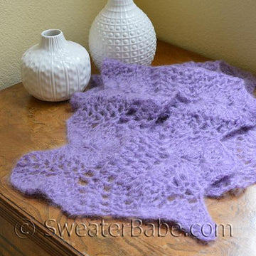 #34 Wavy Edged Crochet Scarf