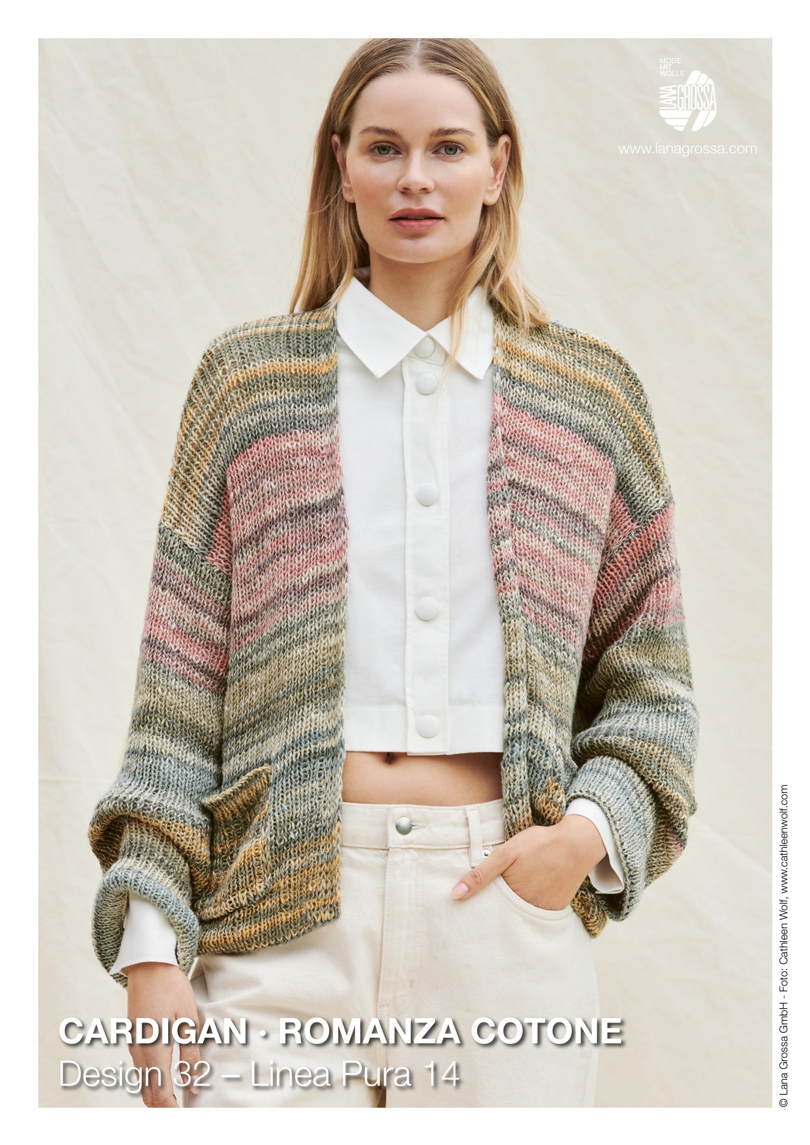 Lana Grossa Cardigan Knitting Pattern