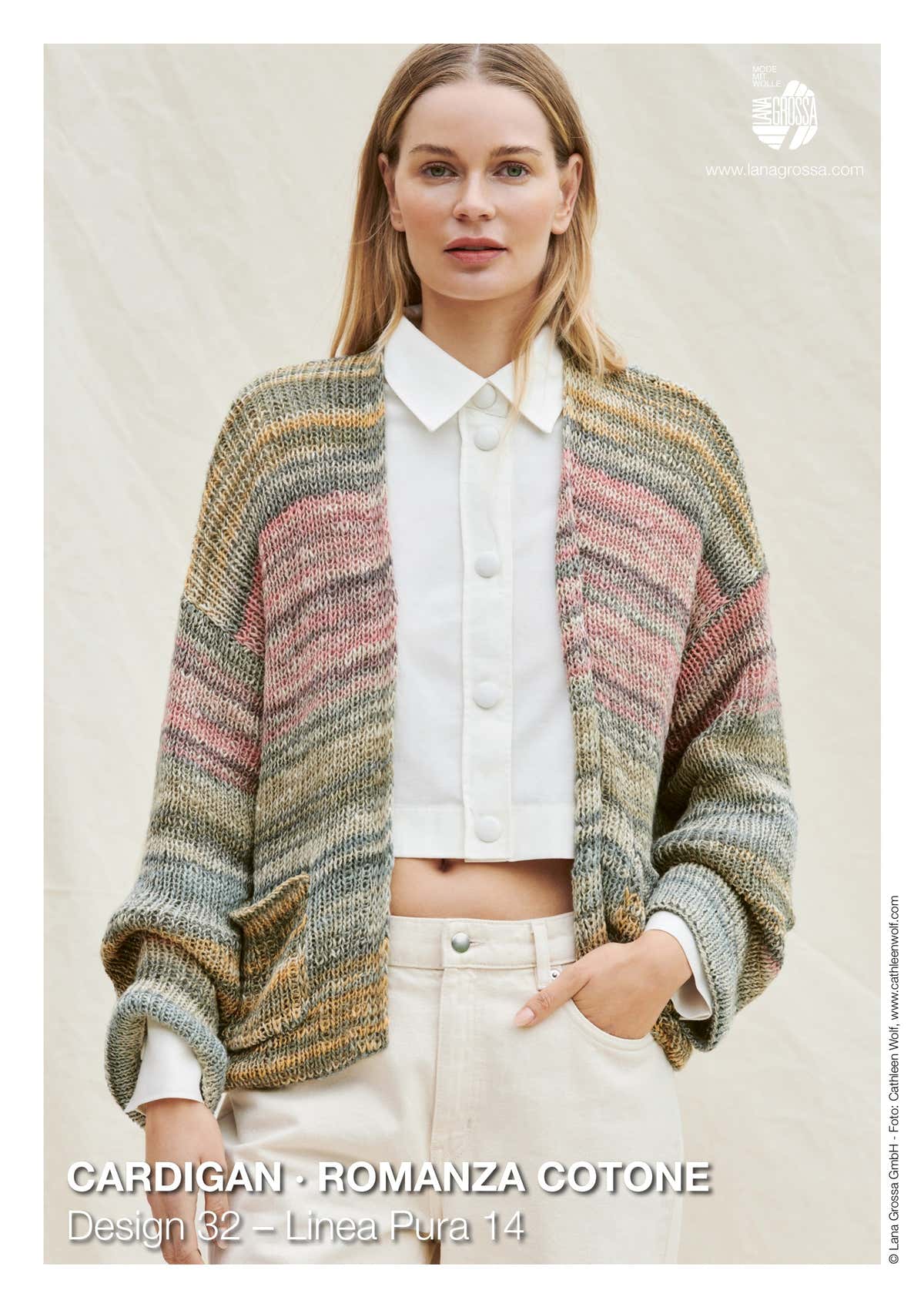 Lana Grossa Cardigan Knitting Pattern