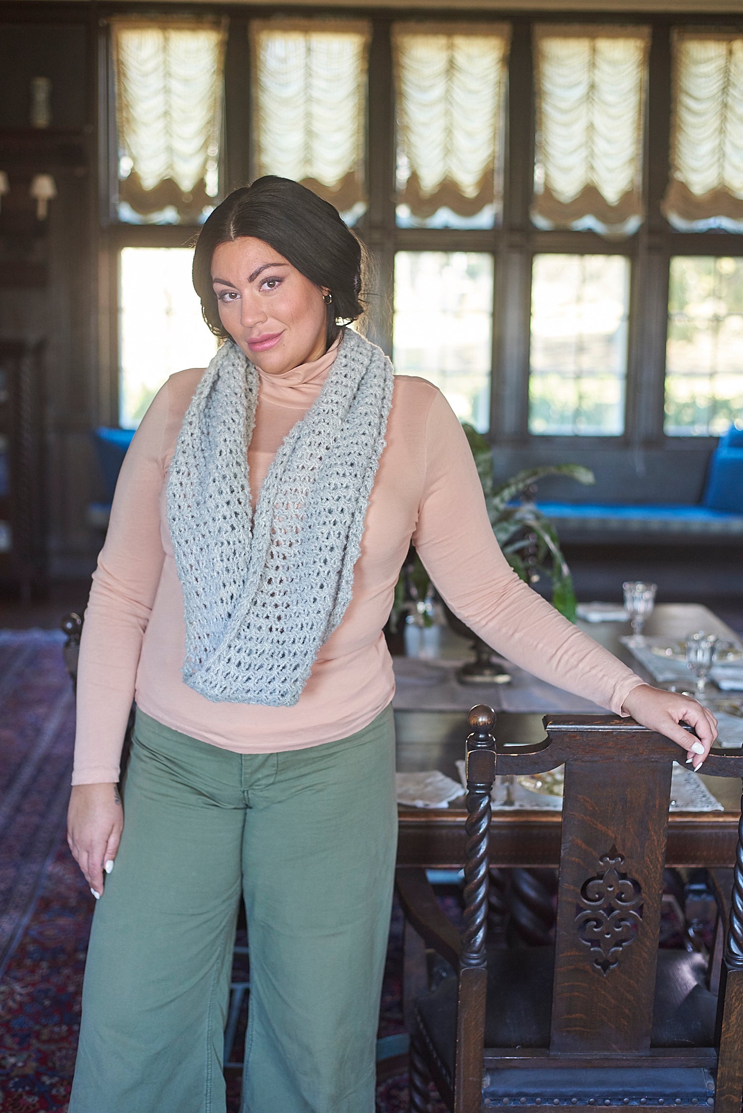 Rond de Jambe Cowl Accessory Knitting Pattern