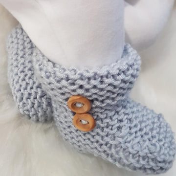 Rhys Baby Cardigan, Hat & Booties knitting pattern Unisex 0-12mths