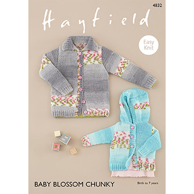 Hayfield 4832 Cardigans Knitting Pattern