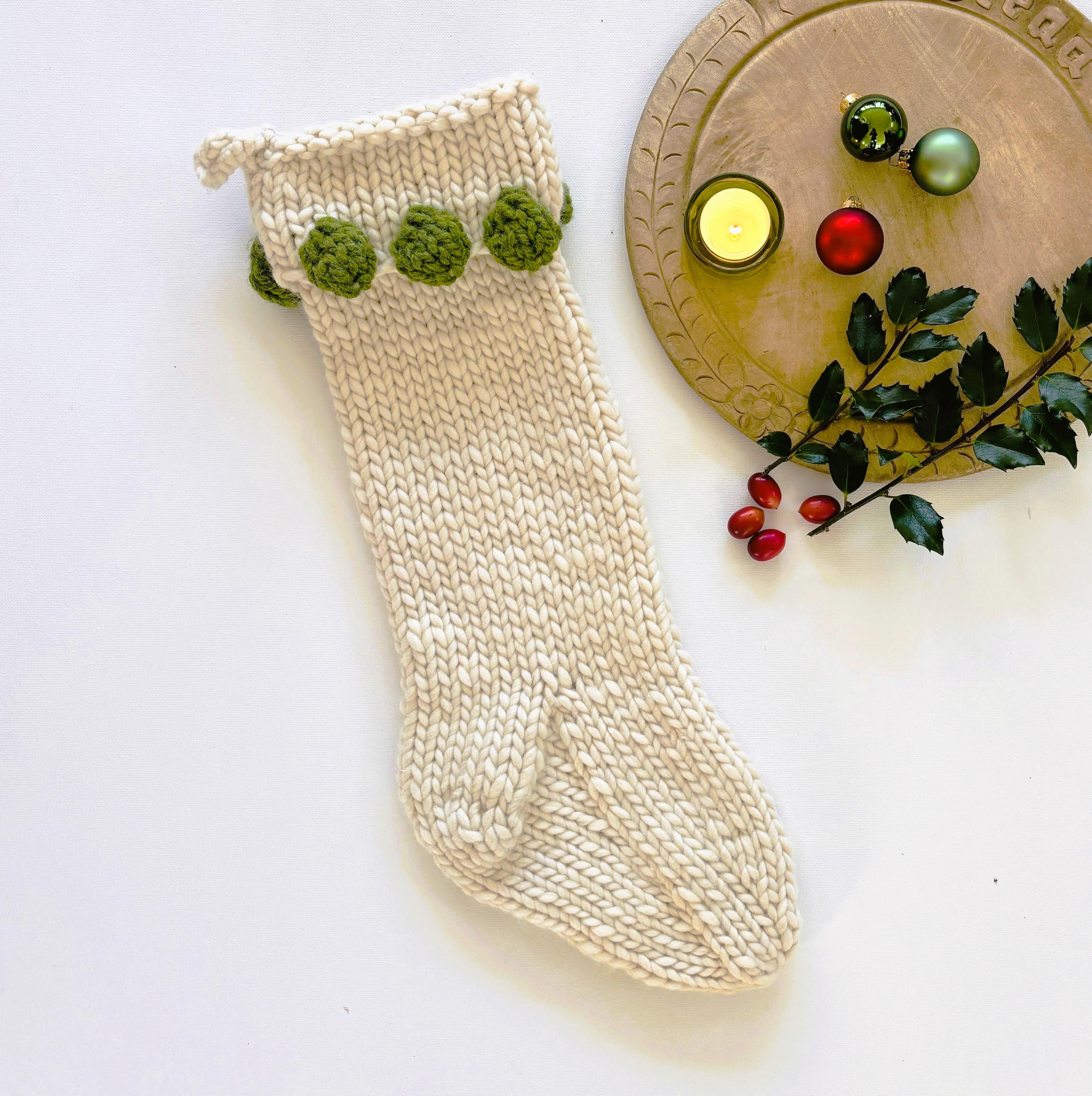 Bobble Christmas Stocking