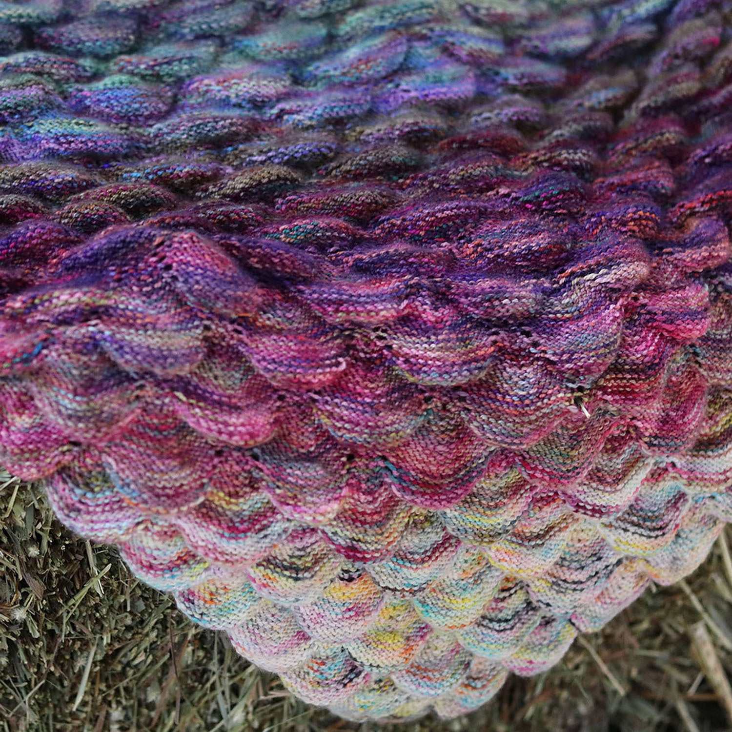 Koigu Dragoness Wrap Knitting Pattern