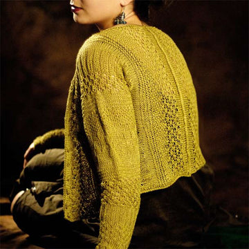 Louet Reseda Cardigan Knitting Pattern