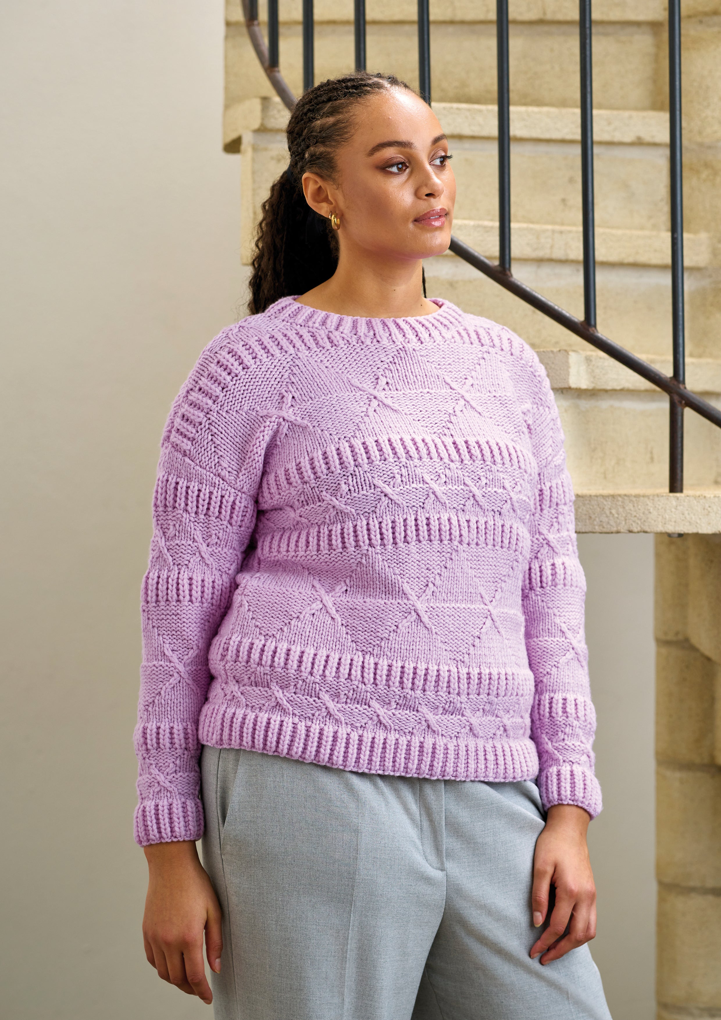 Granite Jumper Knitting Pattern